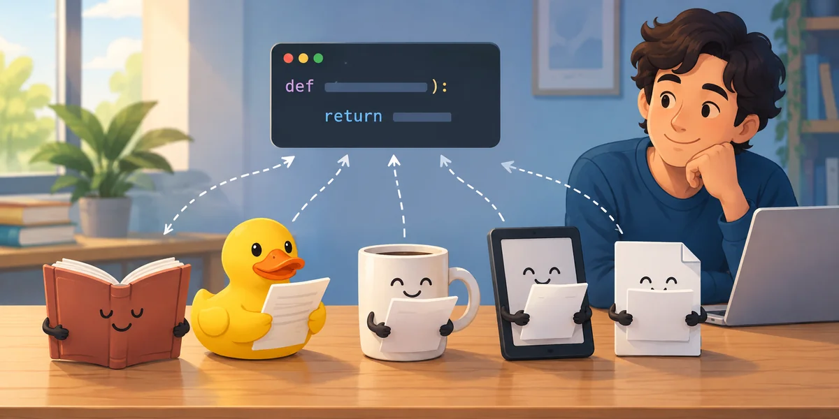 A duck representing Duck
Typing
